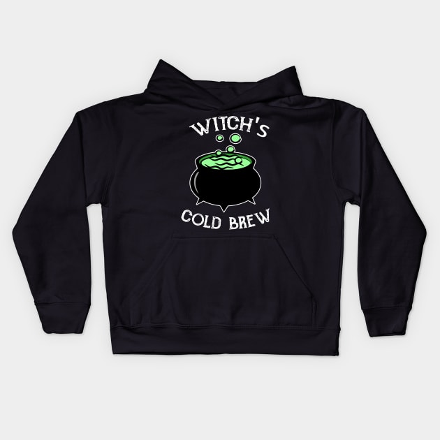 Witch's Cold Brew Kids Hoodie by Styleuniversal